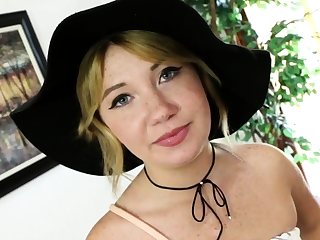 Beefstick eating nubile new-comer